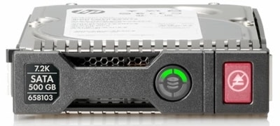 بررسی وضعیت چراغ LED هارد سرور اچ پی 3