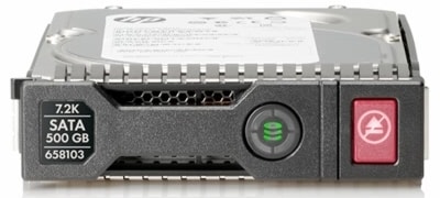 بررسی وضعیت چراغ LED هارد سرور اچ پی 7