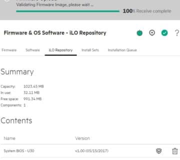 آپدیت فریمور HP iLO