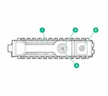 بررسی وضعیت چراغ LED هارد سرور اچ پی