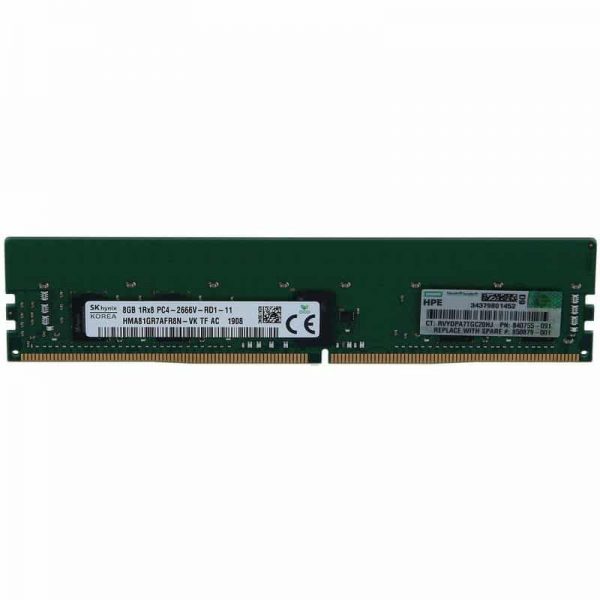 رم سرور اچ پی HP Memory 8GB DDR4 2666 اورجینال1