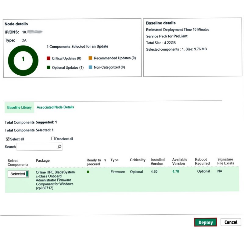 آپدیت Firmeware سرور HP با SPP در ویندوز 16