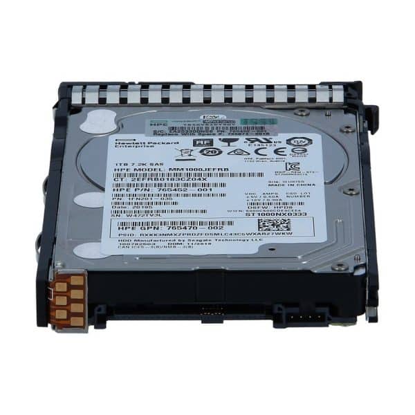هارد سرور HP 1TB SAS 12G 7.2K SFF SC 765464-B21 3