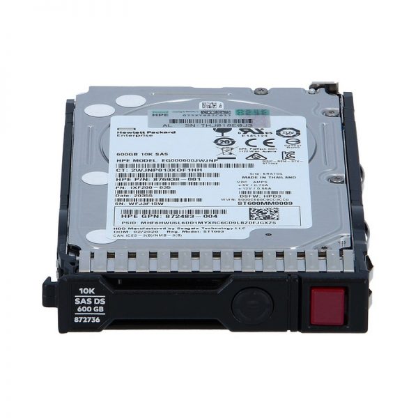 هارد سرور HPE 600GB SAS 12G 10K SFF SC DS 872477-B21 1