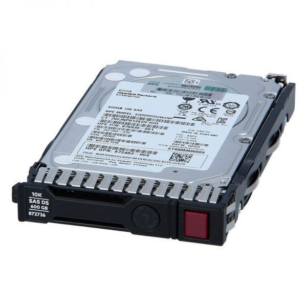 هارد سرور HPE 600GB SAS 12G 10K SFF SC DS 872477-B21 2